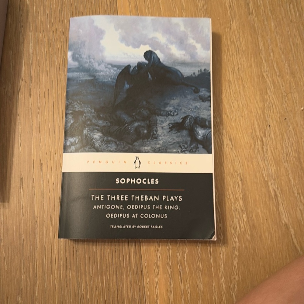 SOPHOCLES
THE THREE THEBAN PLAYS 
TRANSLATED BY ROBERT FAGLES